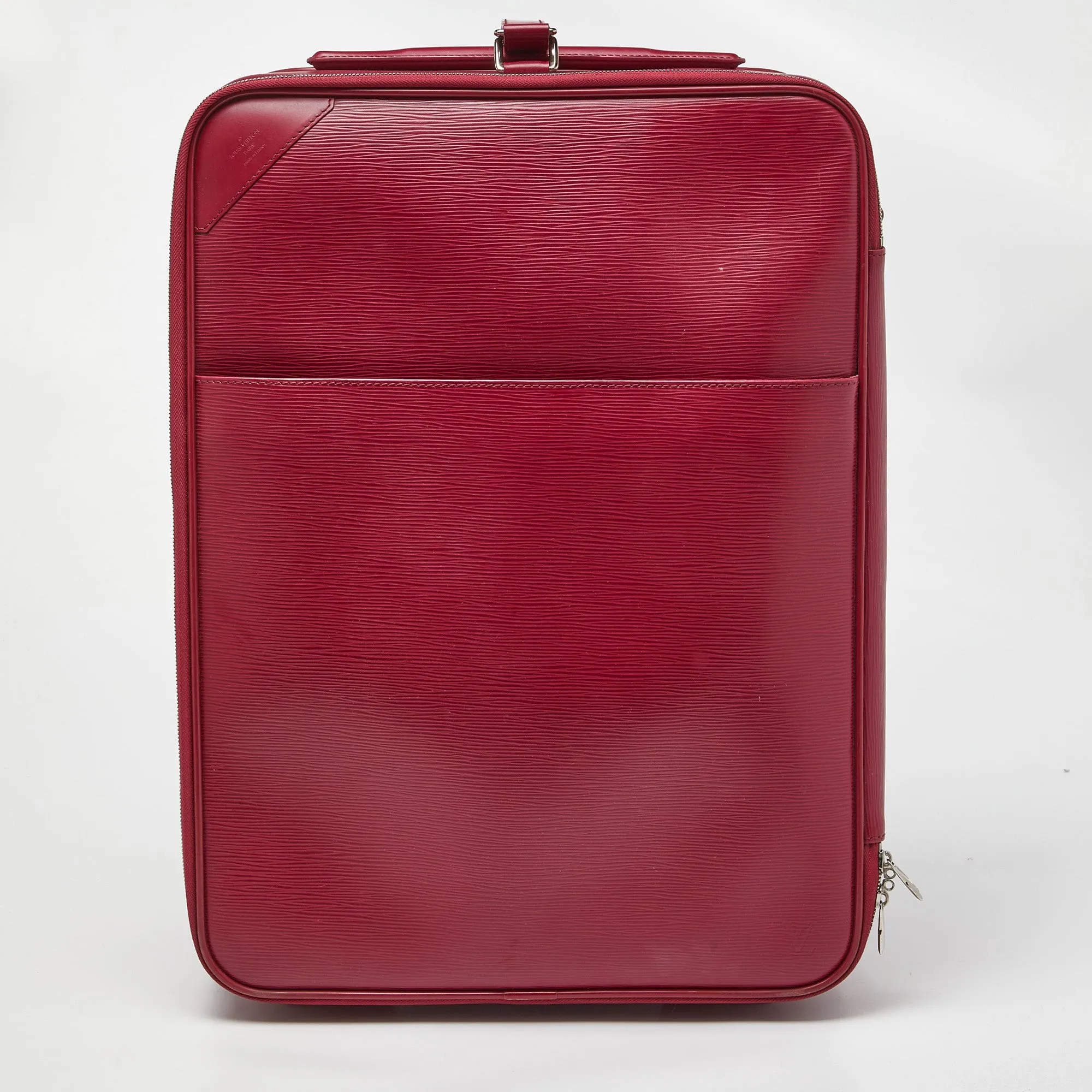 Fuchsia Epi Leather Pegase 50 Luggage