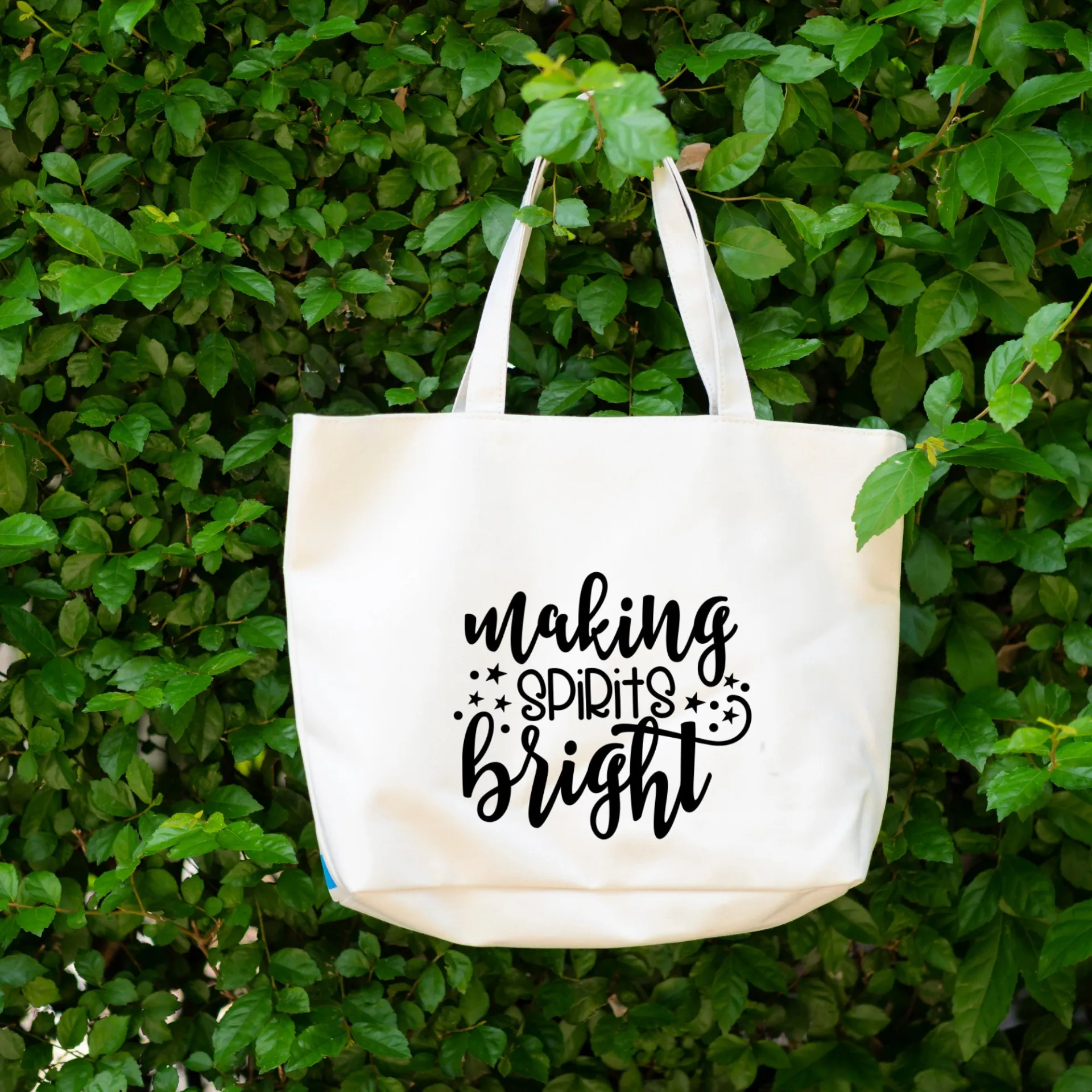 Funny Tote Bag, Cotton Canvas Tote, Reusable Grocery Bag, Tote Bag with Pockets, Holiday Tote Bag, Farmers Market Bag, Funny Shopping Bag