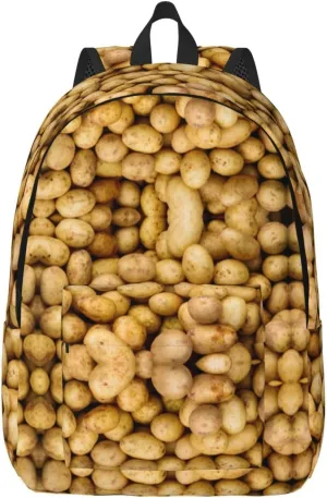 Garden Potatoes Fashion Backpack,Shoulders Backpack Carry On Travel Backpack For Travel,Commuting,Shopping