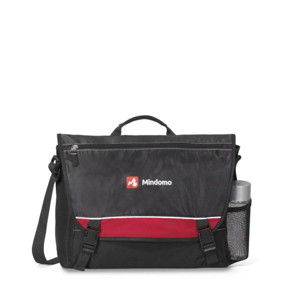 Gemline Red Pursuit Computer Messenger Bag