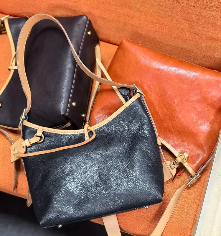 Genuine Leather Hobo Bags Hobo Shoulder Purse For Women