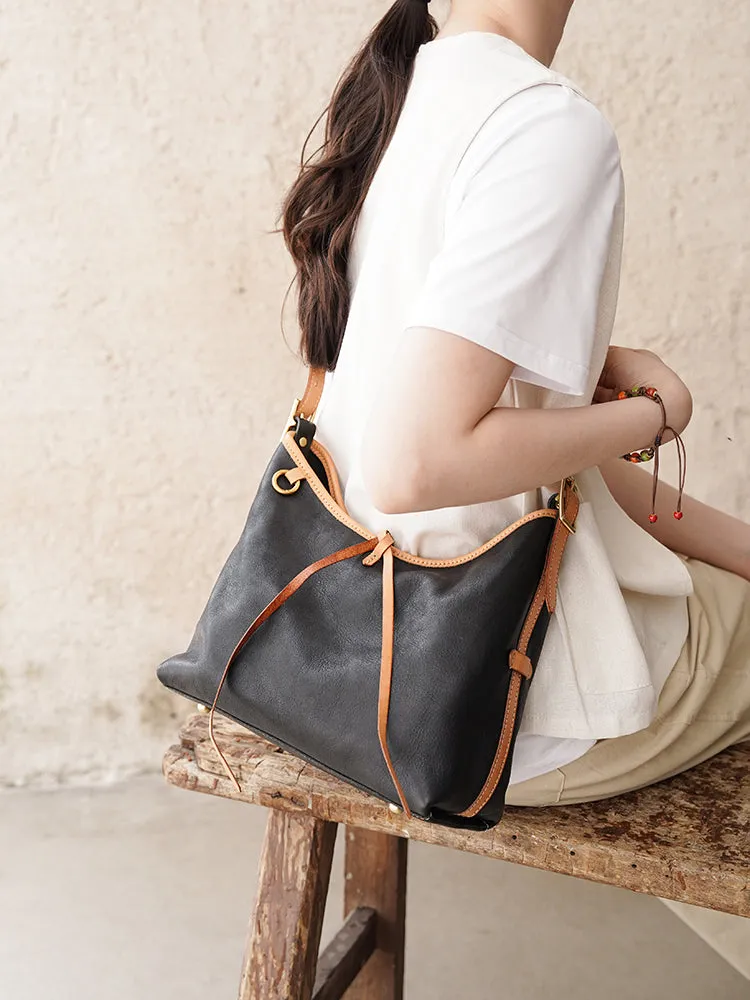 Genuine Leather Hobo Bags Hobo Shoulder Purse For Women
