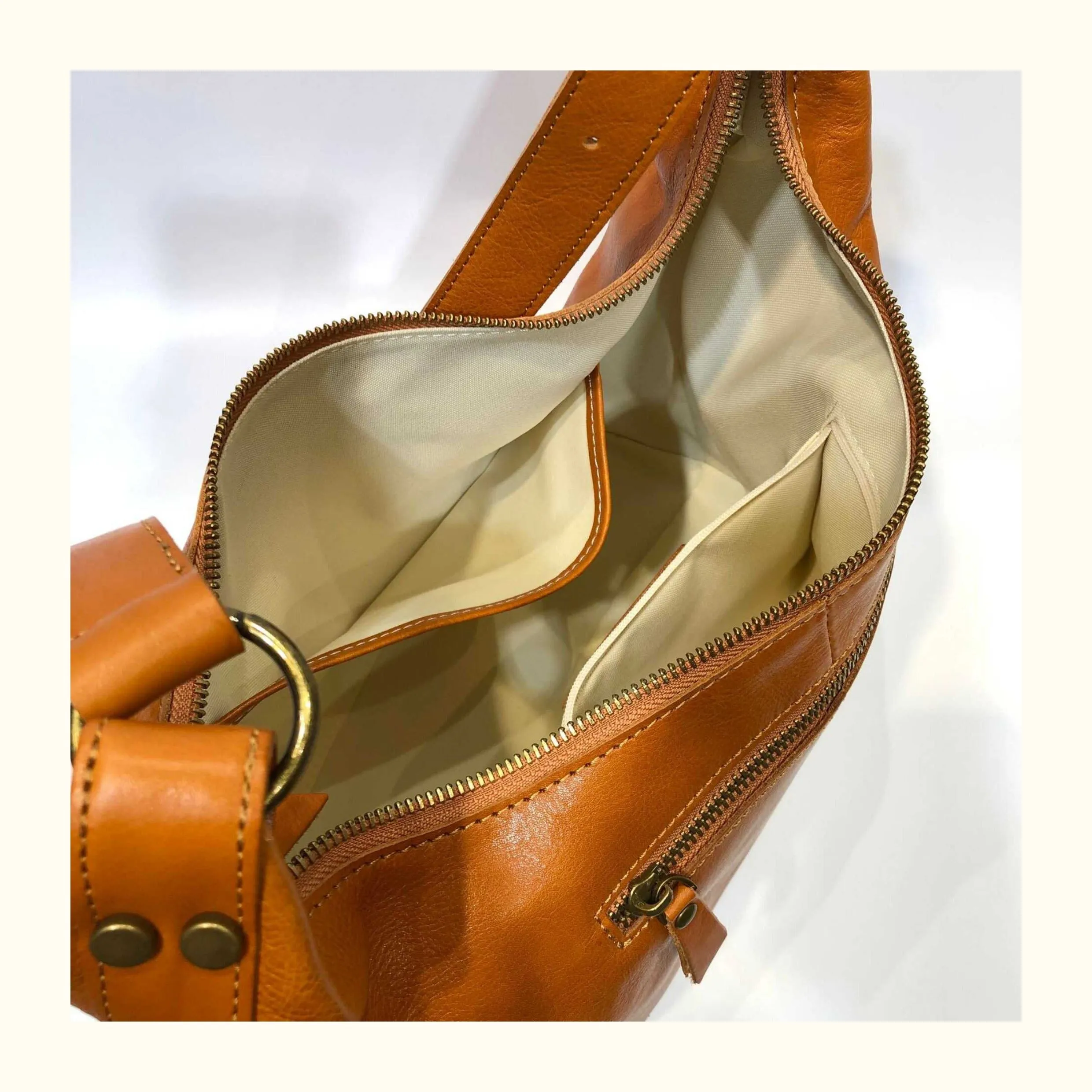 Genuine Leather Hobo Bags Womens Slouch Hobo Purse
