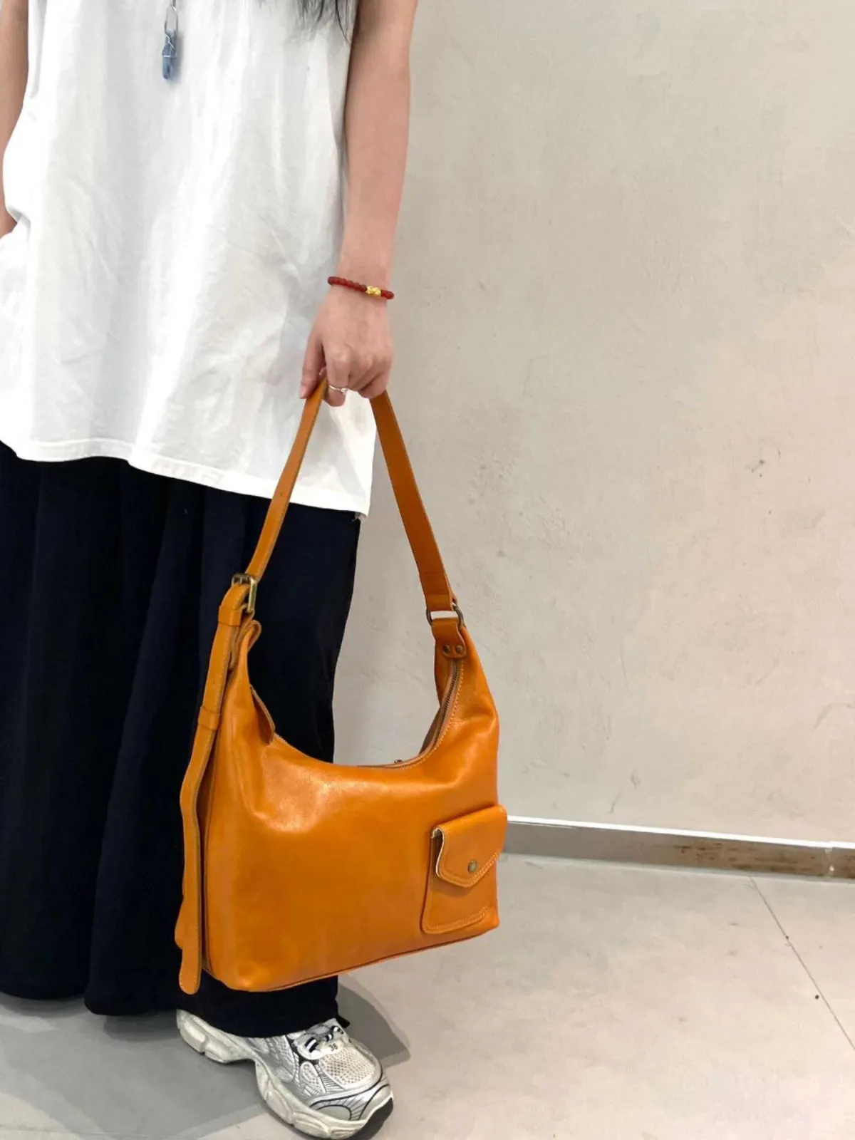 Genuine Leather Hobo Bags Womens Slouch Hobo Purse