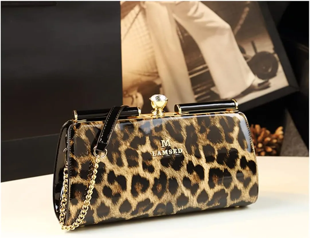 Genuine Leather Women's Top Handle Satchel Crossbody Handbags Clutch Evening Bag Purses Small Shoulder Bags