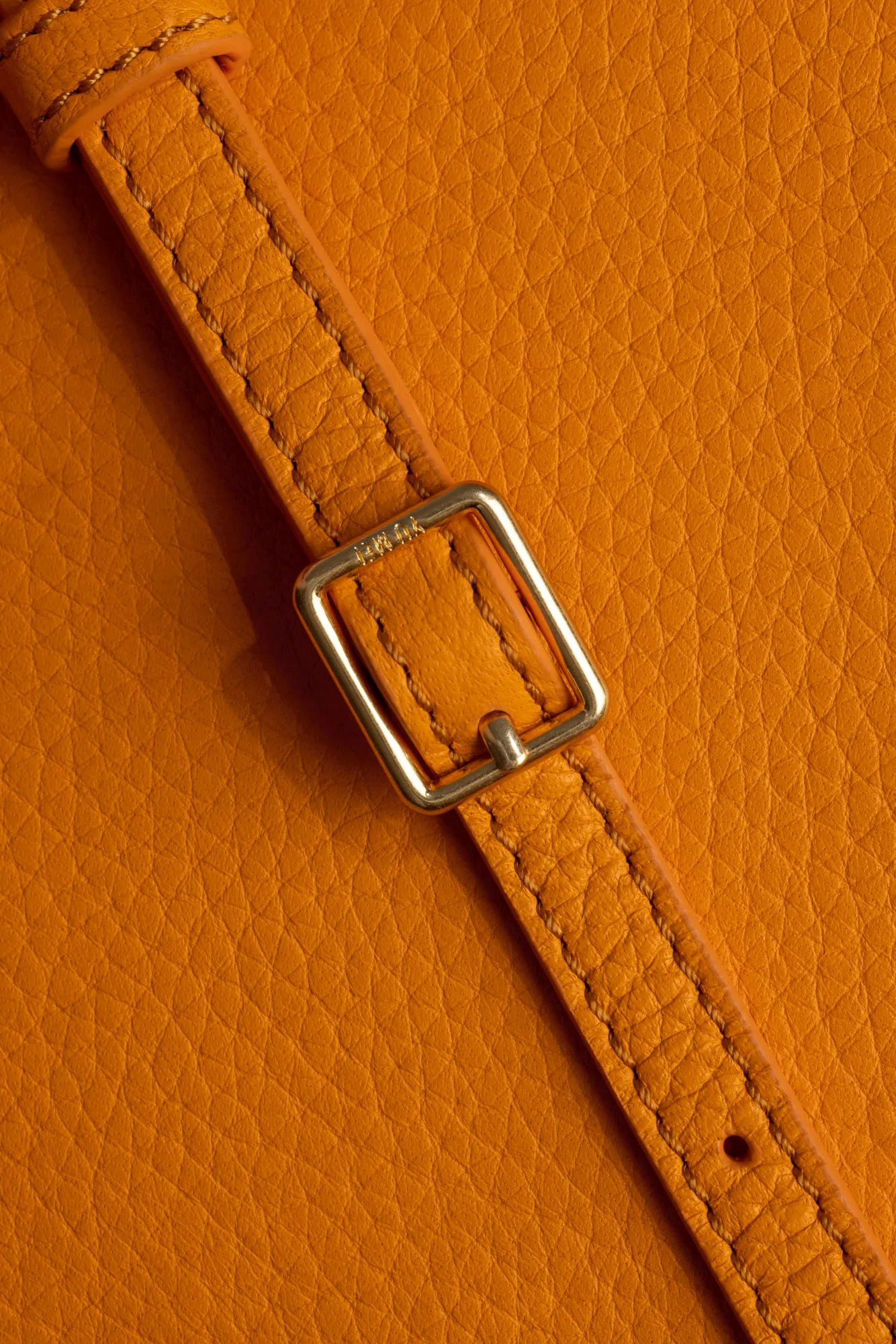 Georgie Bag - Tangerine Deer Nappa