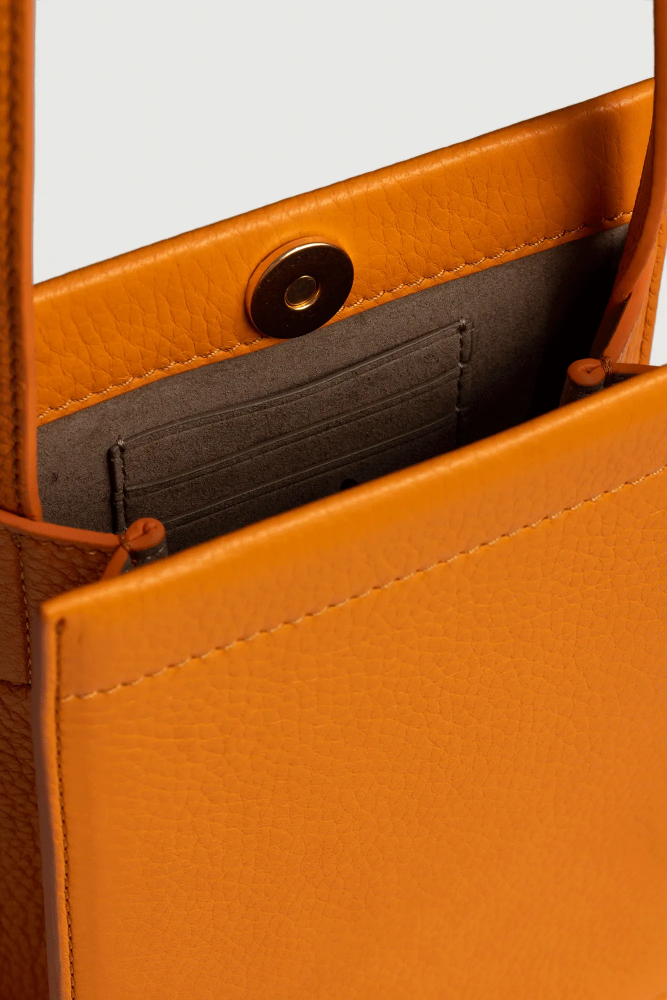 Georgie Bag - Tangerine Deer Nappa
