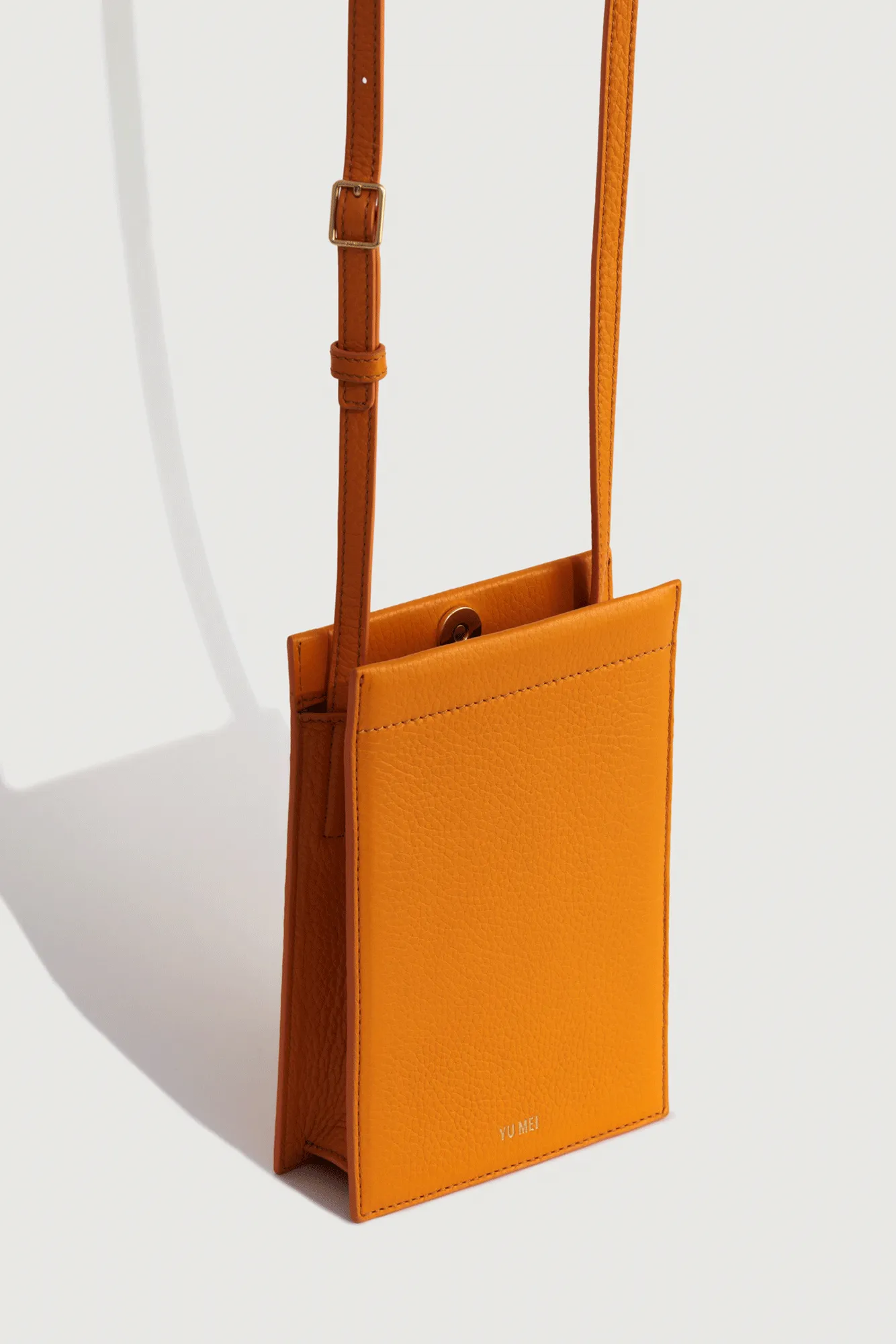Georgie Bag - Tangerine Deer Nappa