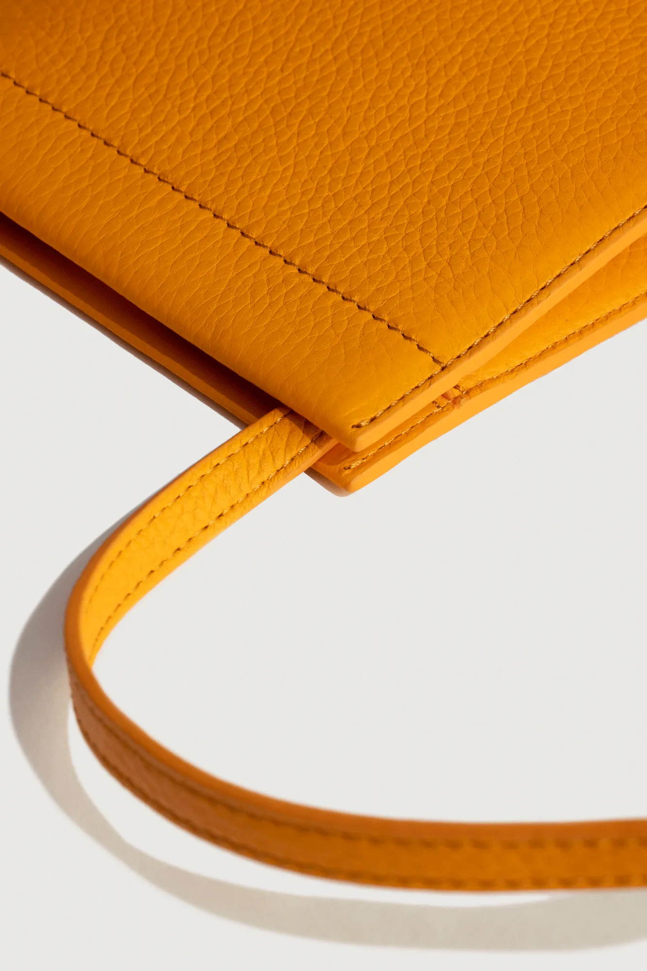 Georgie Bag - Tangerine Deer Nappa
