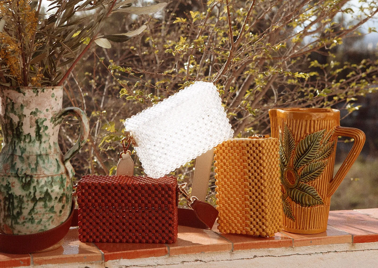 Glimmer Cocktail Clutch - Transparent