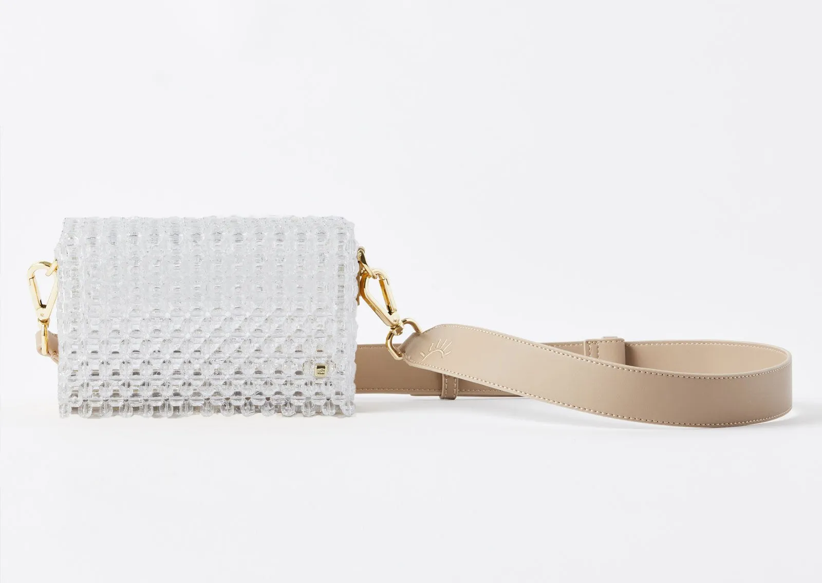 Glimmer Cocktail Clutch - Transparent