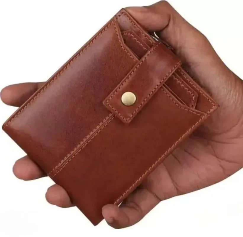 GOUS Men Travel, Trendy, Casual, Formal Maroon Genuine Leather Wallet (13 Card Slots)