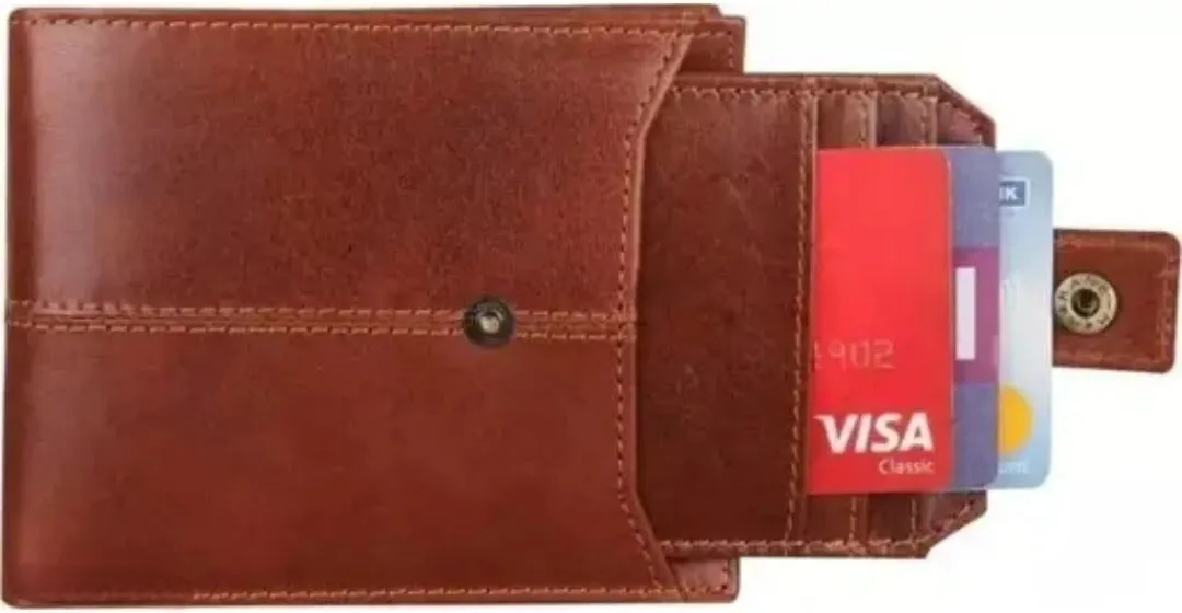 GOUS Men Travel, Trendy, Casual, Formal Maroon Genuine Leather Wallet (13 Card Slots)