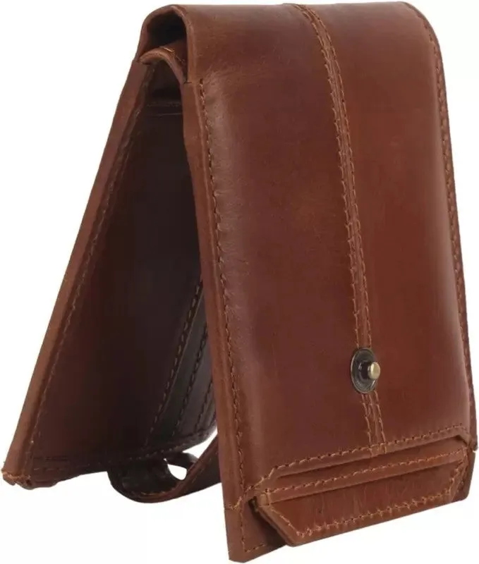 GOUS Men Travel, Trendy, Casual, Formal Maroon Genuine Leather Wallet (13 Card Slots)