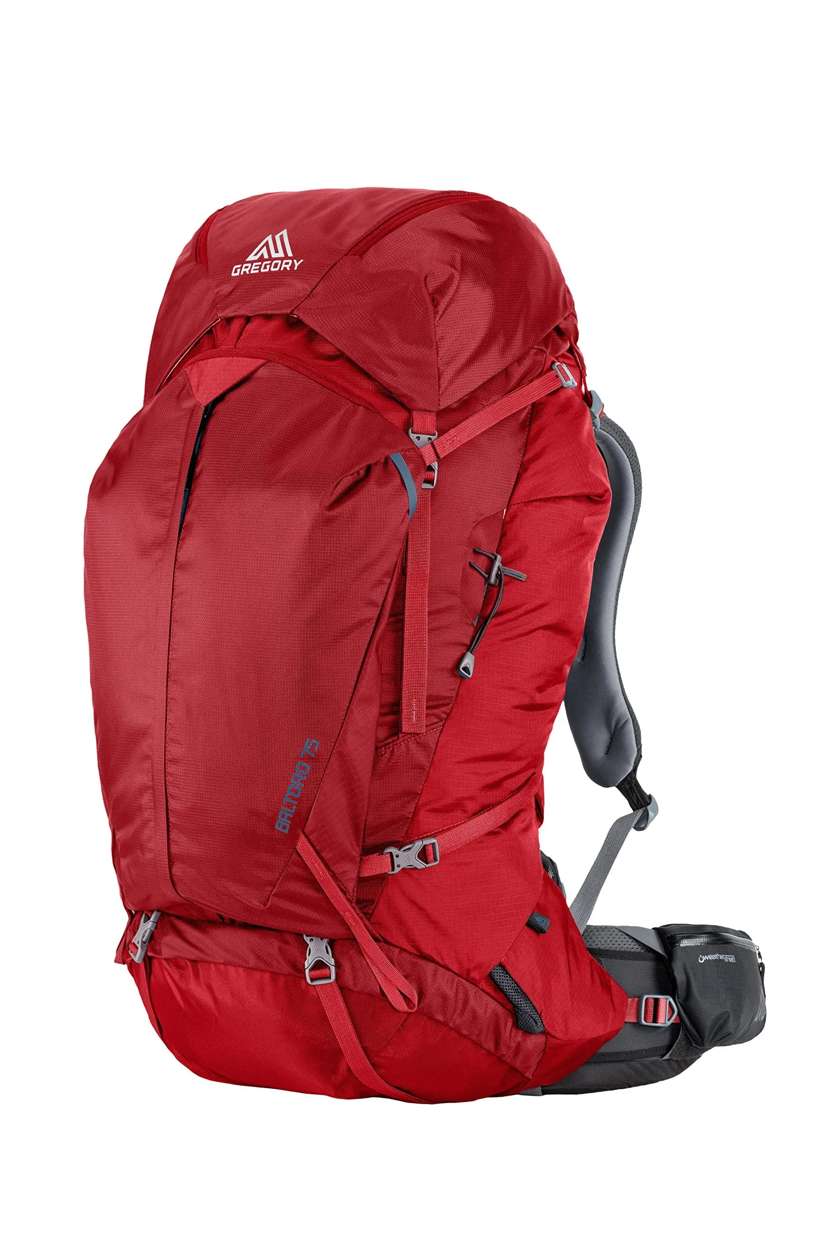 Gregory Mountain Products Baltoro 75 Liter Men's Backpack, Spark Red, Large