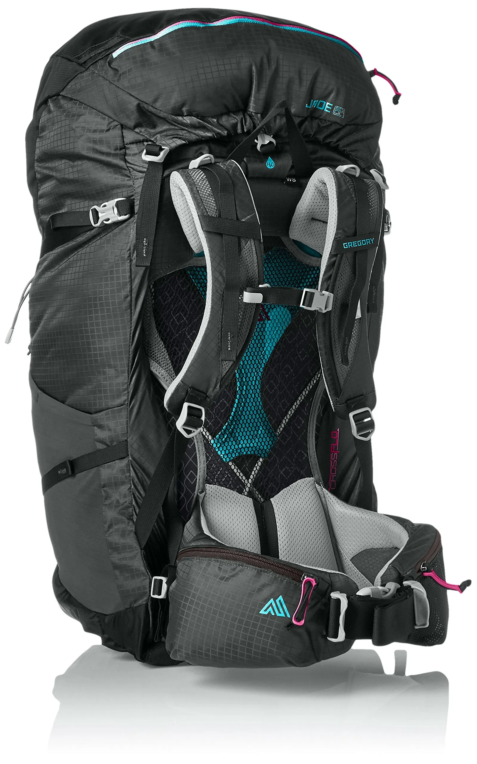 Gregory Mountain Products Jade 63 Liter Women's Backpack, Dark Charcoal, Small