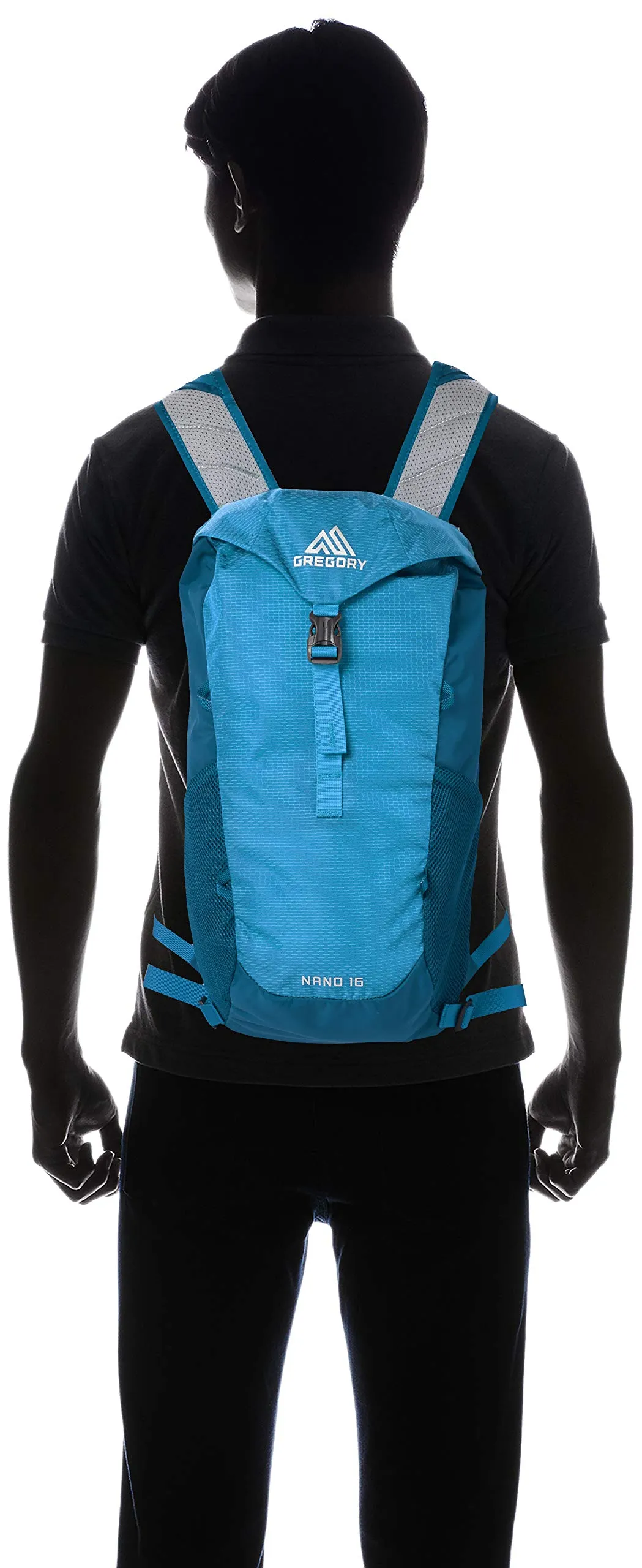 Gregory Mountain Products Nano 16 Liter Daypack, Meridian Teal, One Size
