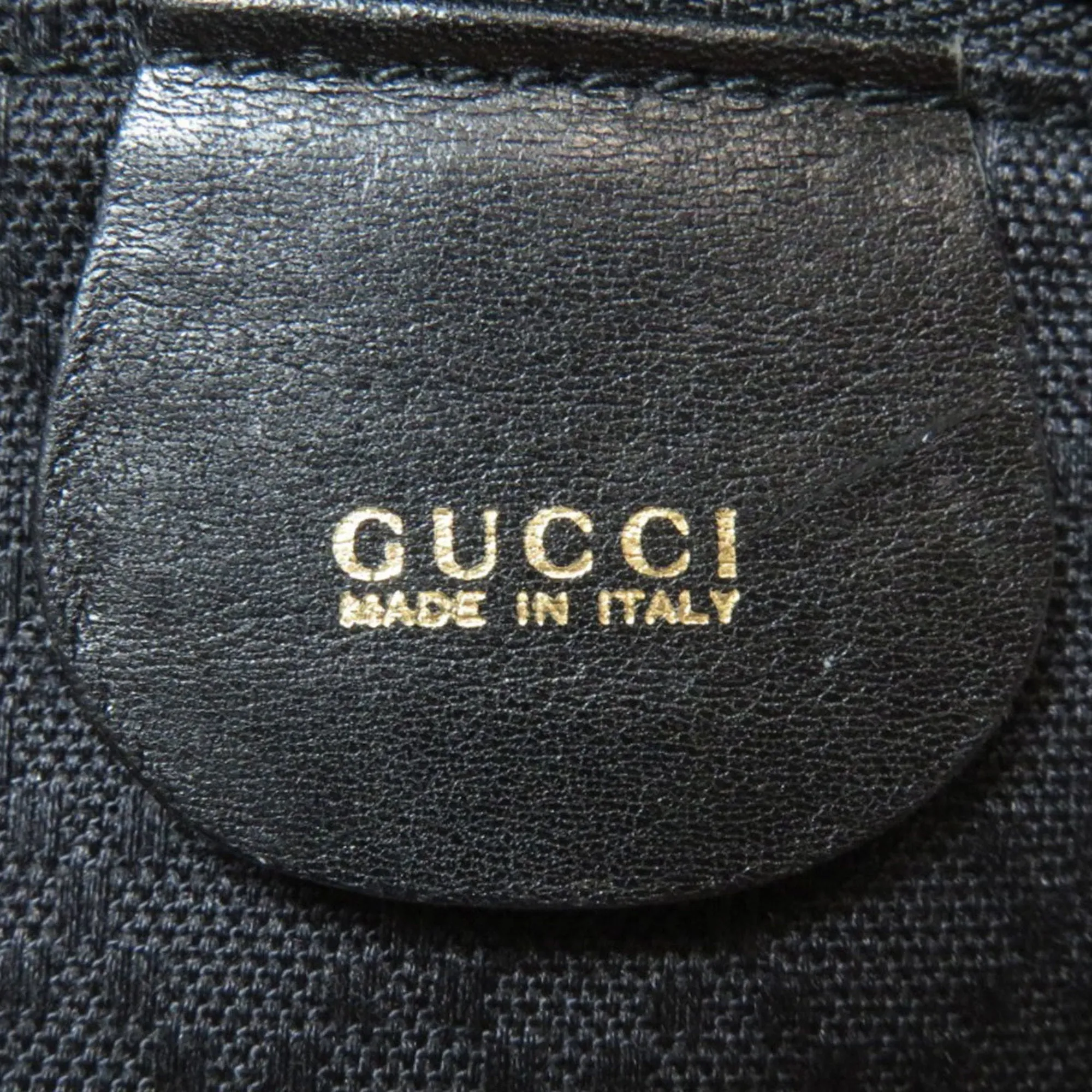 Gucci 003 3444 Bamboo Backpack Daypack Leather Ladies