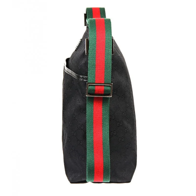 Gucci Black GG Supreme messenger bag