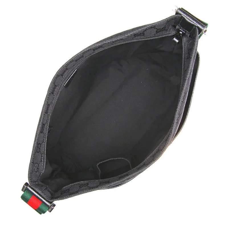 Gucci Black GG Supreme messenger bag
