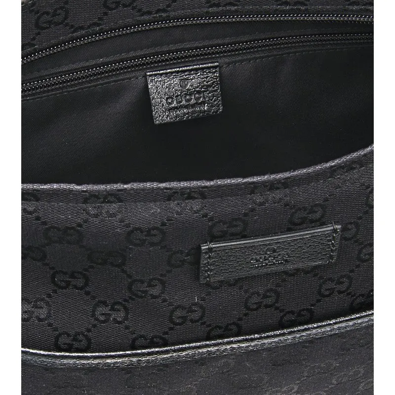 Gucci Black GG Supreme messenger bag