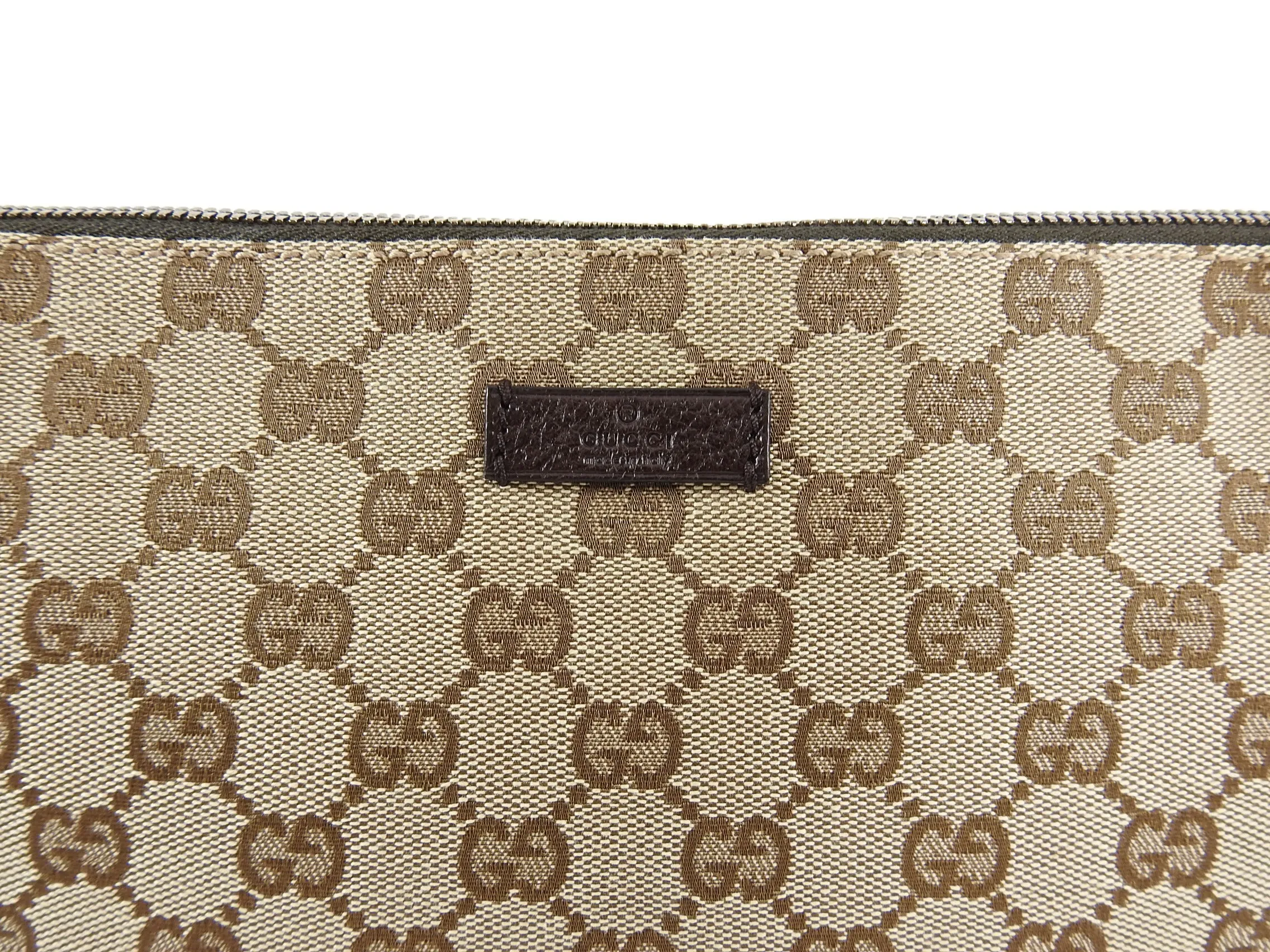 Gucci Brown Monogram Canvas Crossbody Small Bag