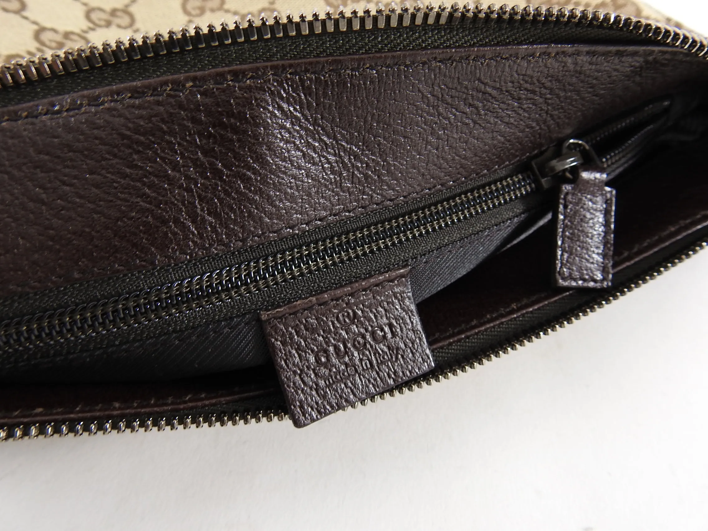 Gucci Brown Monogram Canvas Crossbody Small Bag