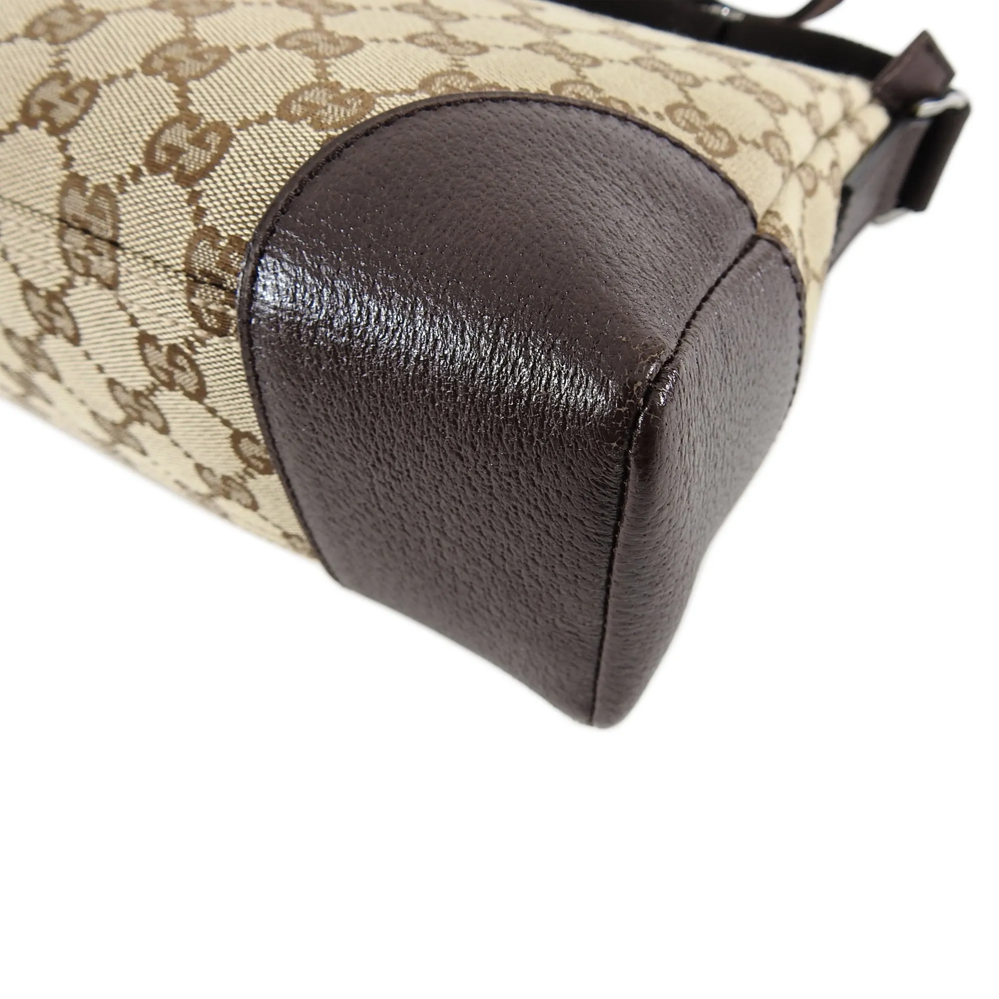 Gucci Brown Monogram Canvas Crossbody Small Bag
