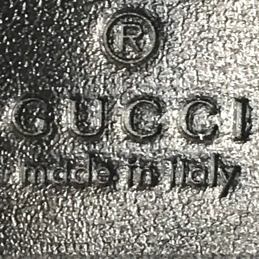 GUCCI Card Case 658617 2149 leather black Cross body Women(Unisex) Used