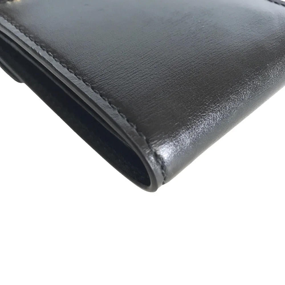 GUCCI Card Case 658617 2149 leather black Cross body Women(Unisex) Used