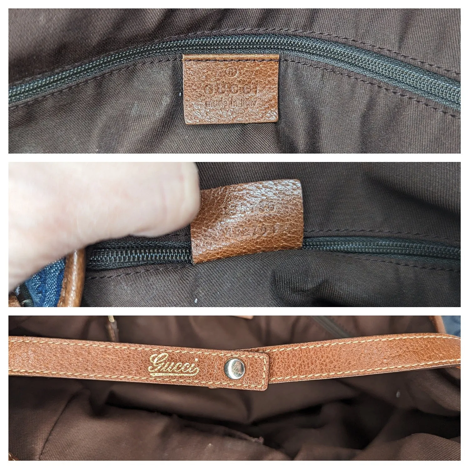 Gucci GG Blue Denim Abbey Hobo Bag