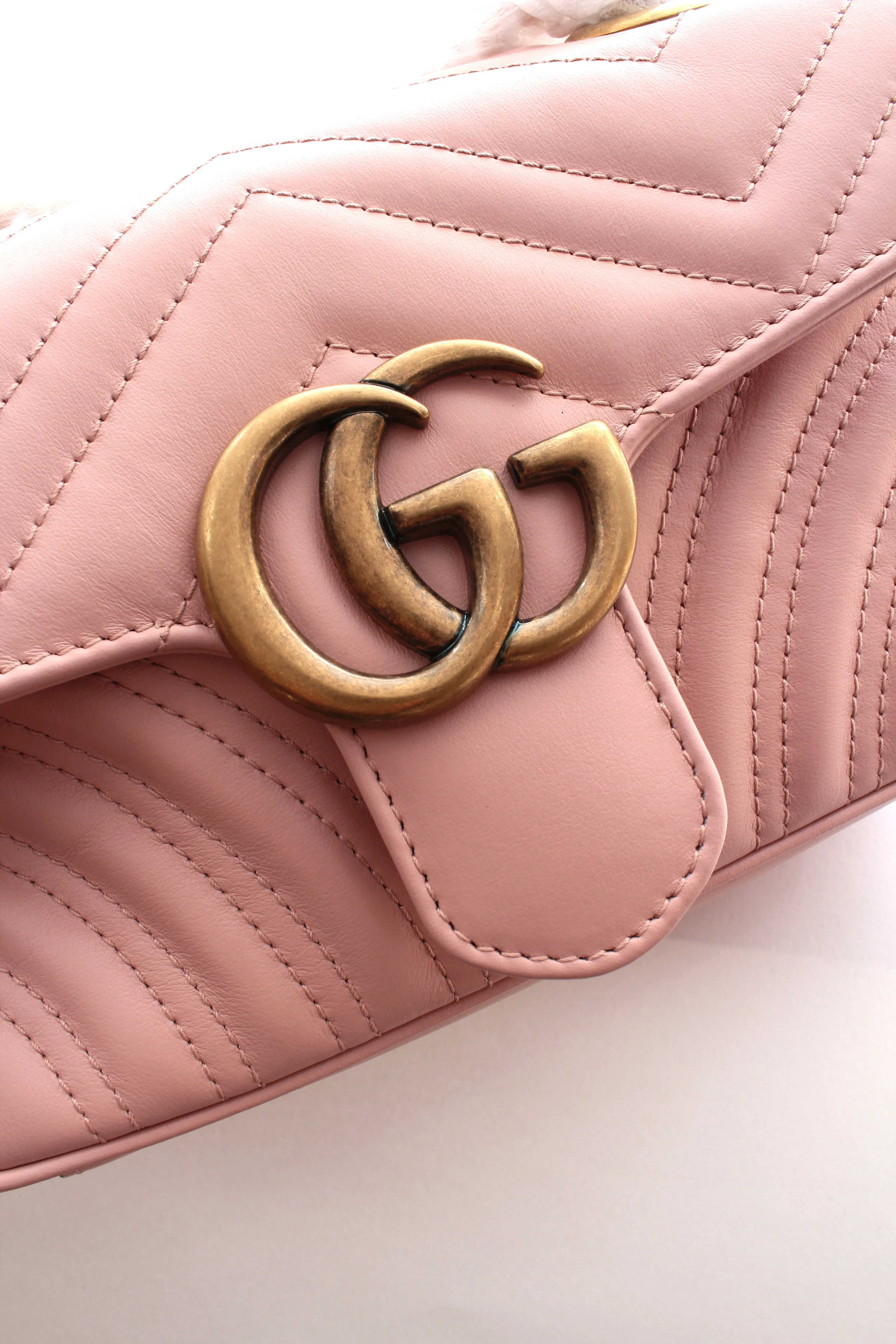 Gucci GG Marmont Mini Leather Shoulder Bag