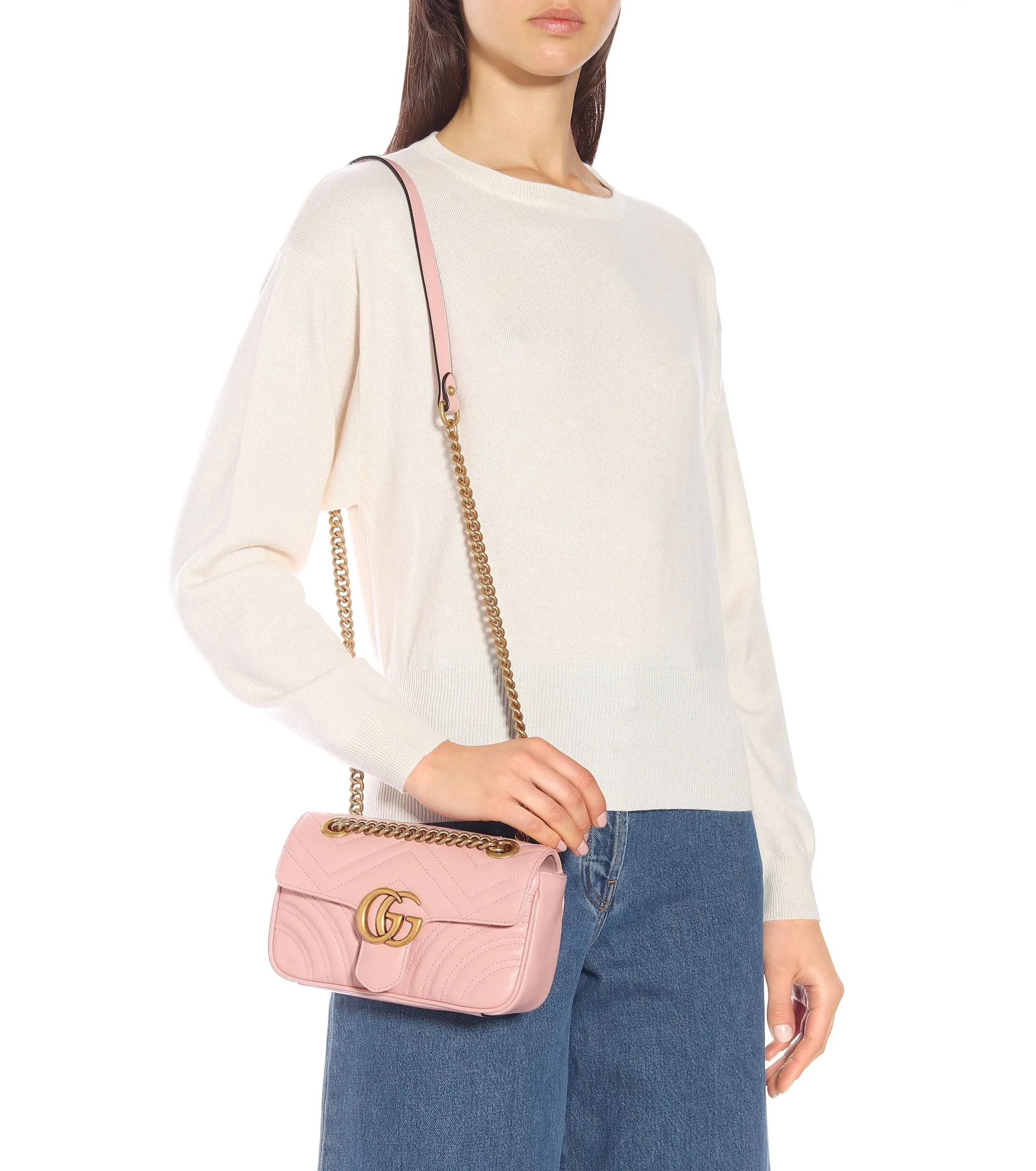 Gucci GG Marmont Mini Leather Shoulder Bag