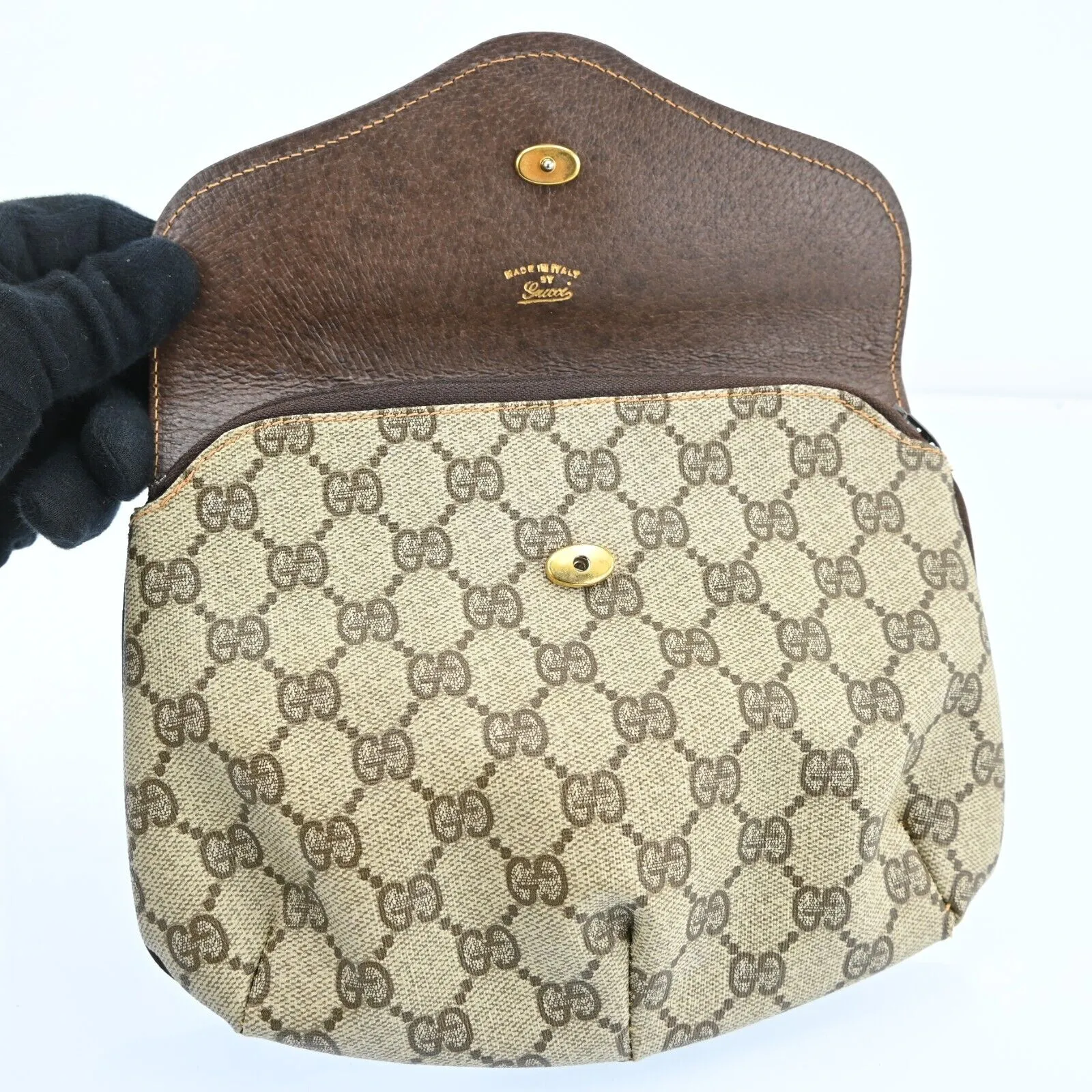 Gucci Gg Pattern Shoulder Bag Pvc