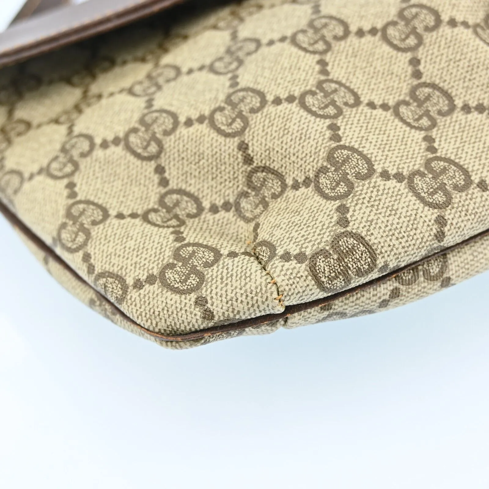 Gucci Gg Pattern Shoulder Bag Pvc