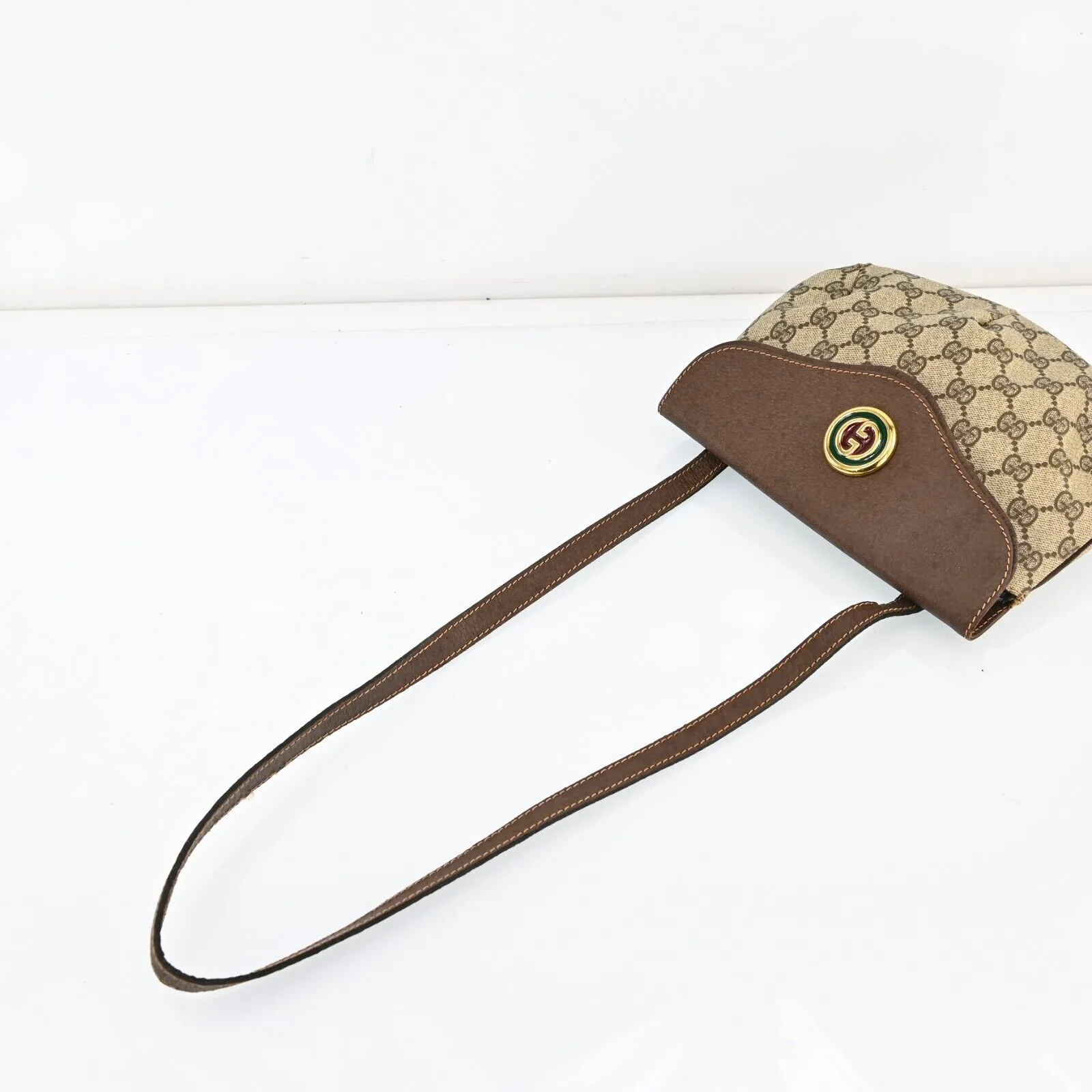 Gucci Gg Pattern Shoulder Bag Pvc