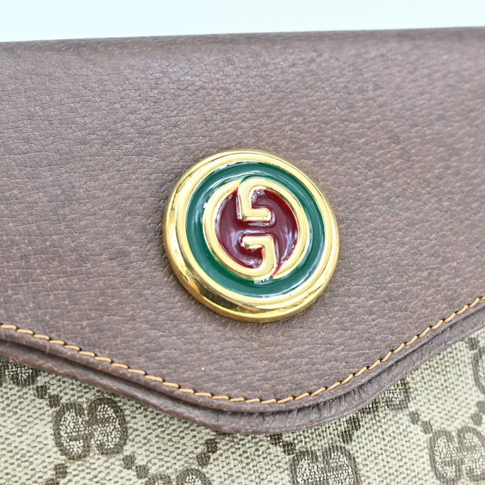 Gucci Gg Pattern Shoulder Bag Pvc