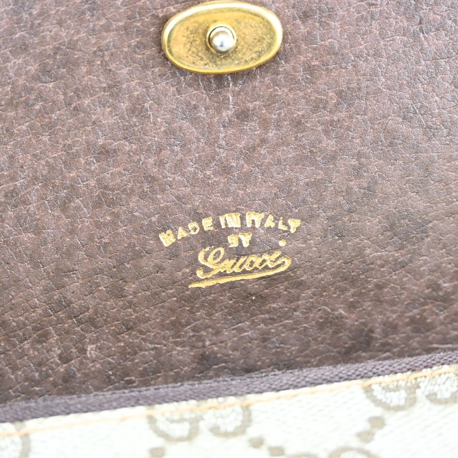 Gucci Gg Pattern Shoulder Bag Pvc