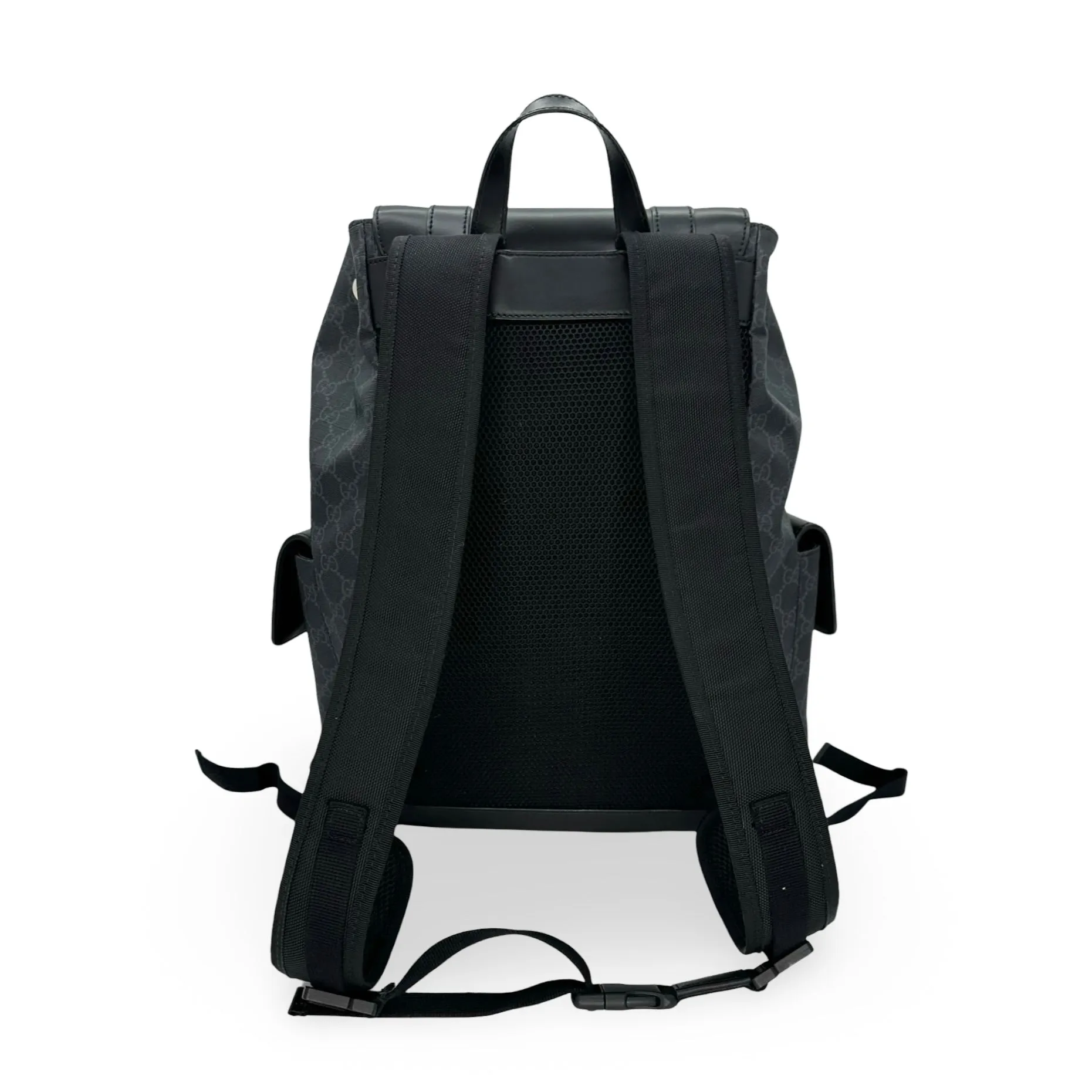 GUCCI: GG Supreme Buckle Backpack