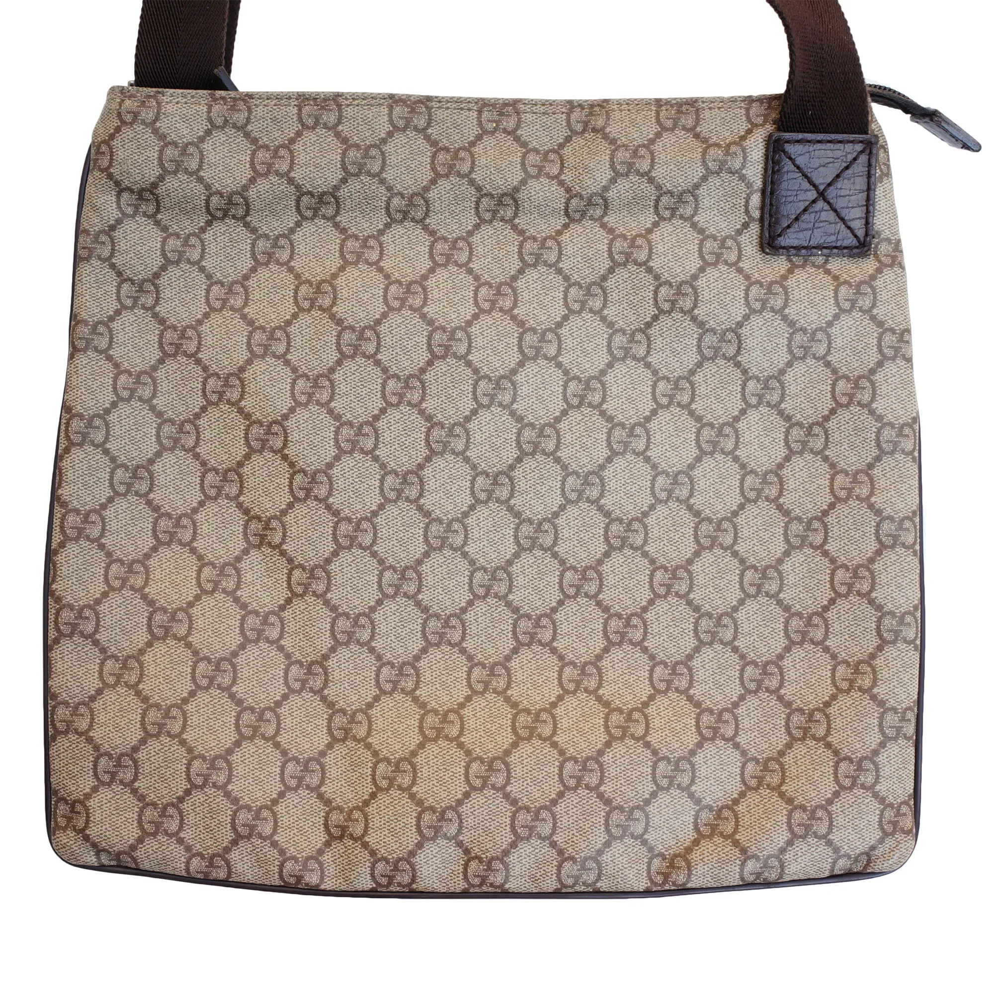 GUCCI GG SUPREME CROSSBODY MESSENGER TRAVEL BAG