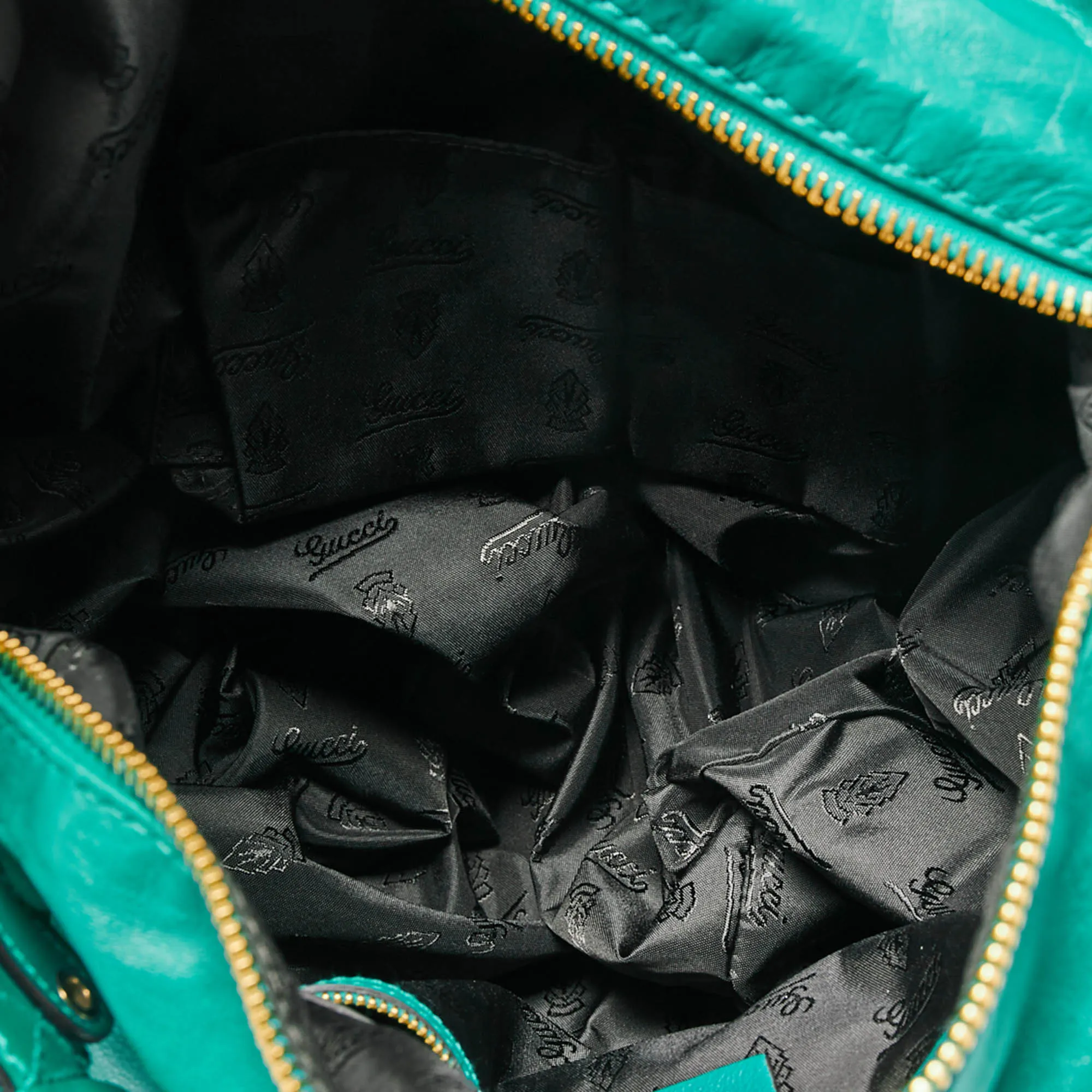 Gucci Green Leather Large Darwin Convertible Backpack