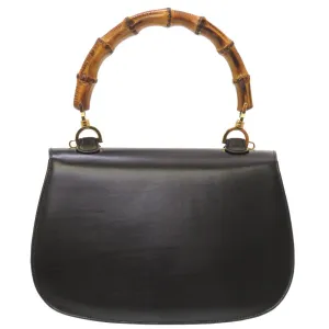 GUCCI Handbag 000 1951 0633 leather black Women Used