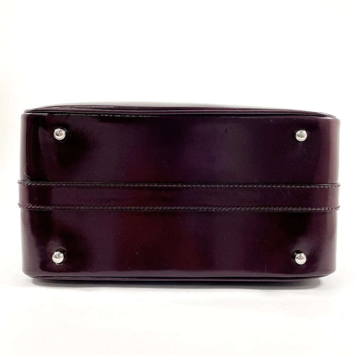 GUCCI Handbag 013 2122 2491 Patent leather purple Bamboo Vanity Women Used
