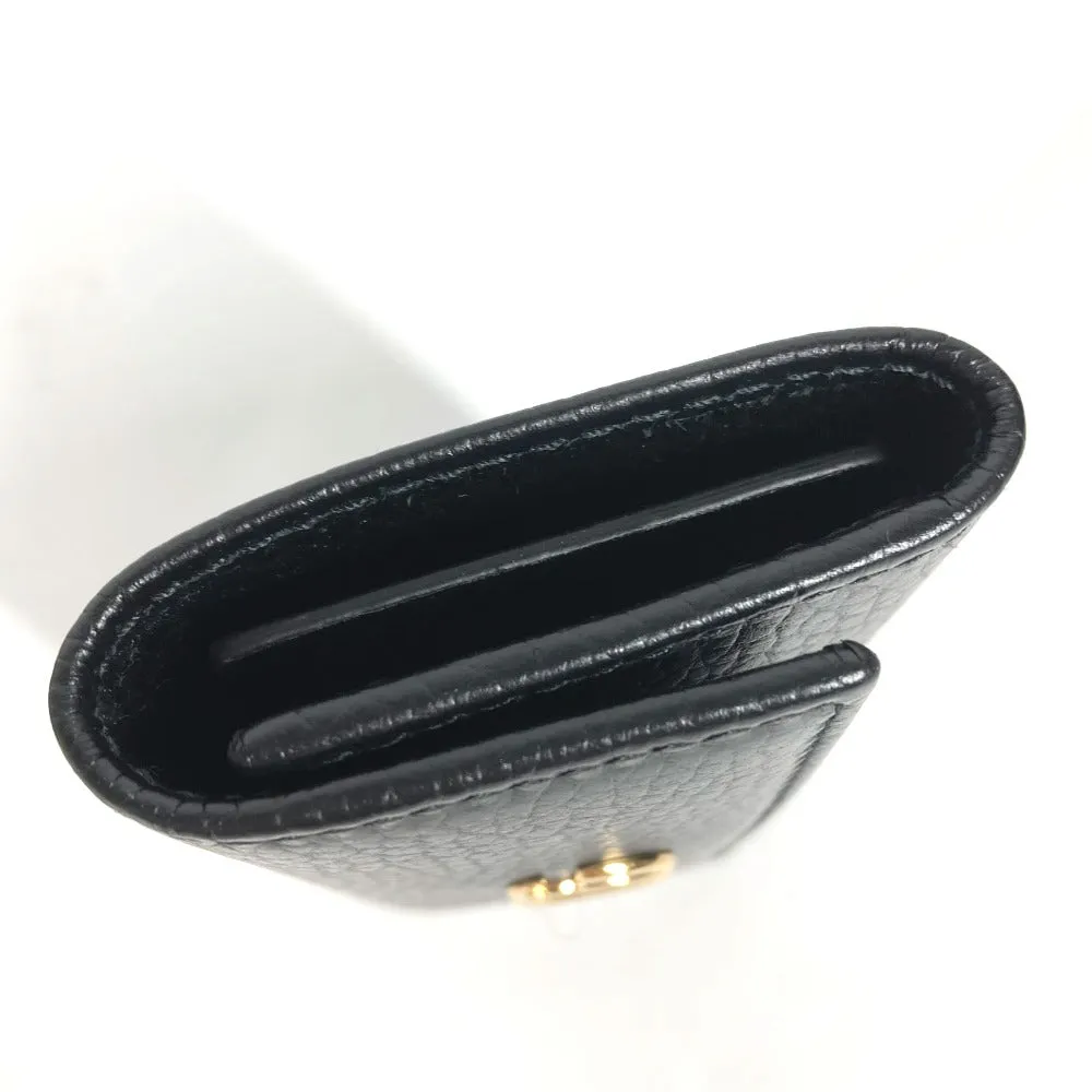 GUCCI Key case Key holder  456118 leather black key GG Marmont Women Used