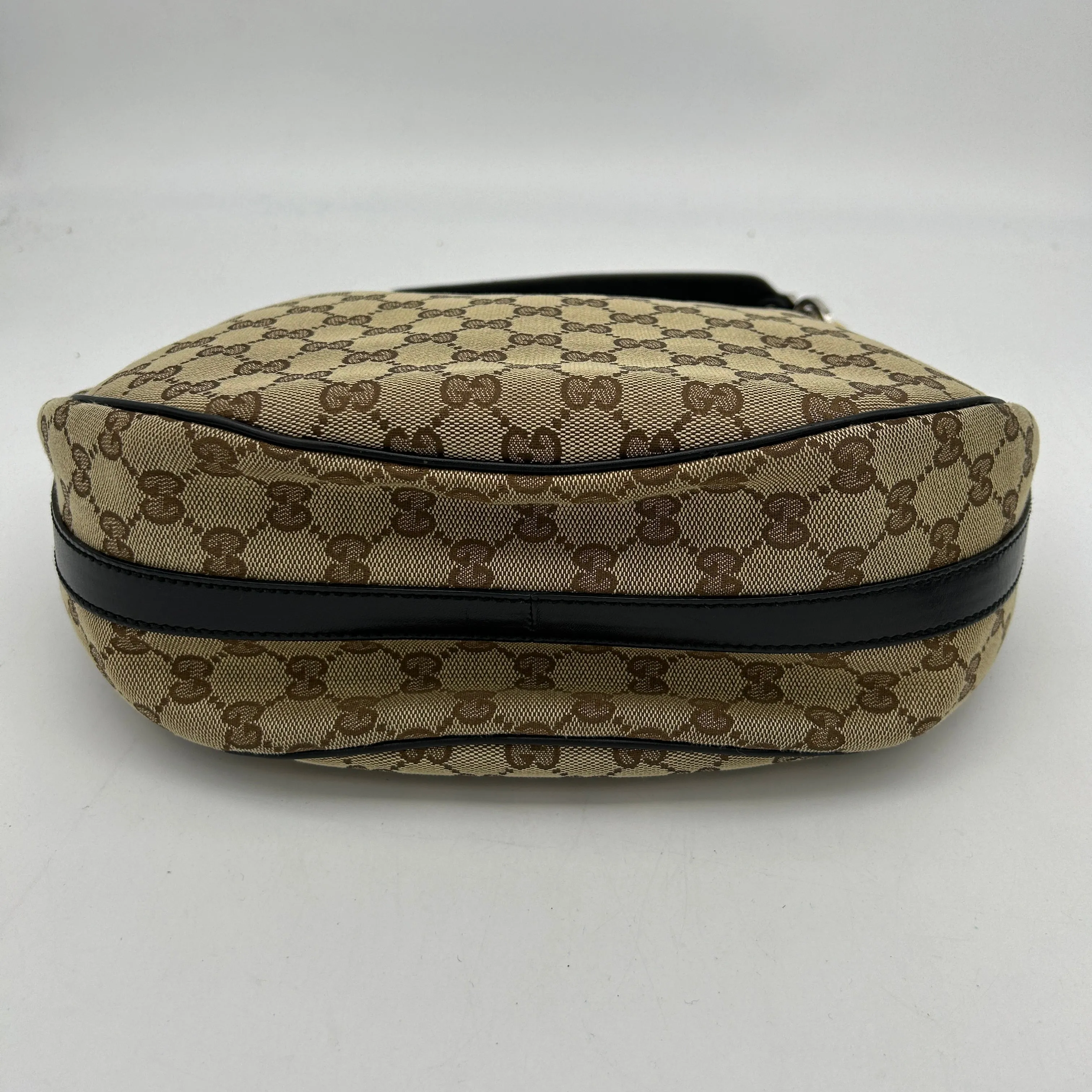 Gucci Large Monogram GG Twins Hobo Black Beige