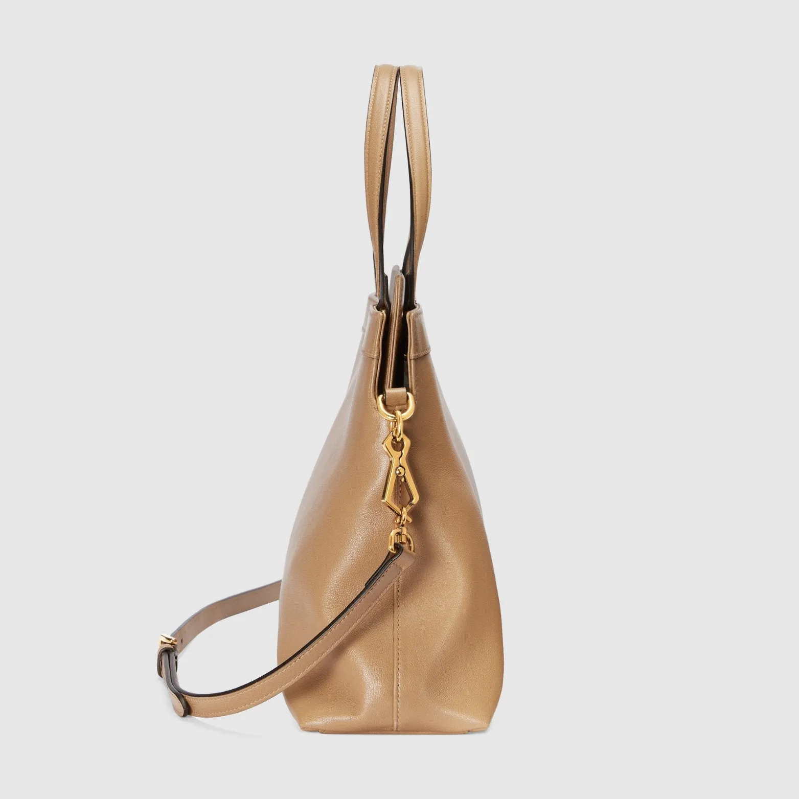 GUCCI Leather Medium Top Handle