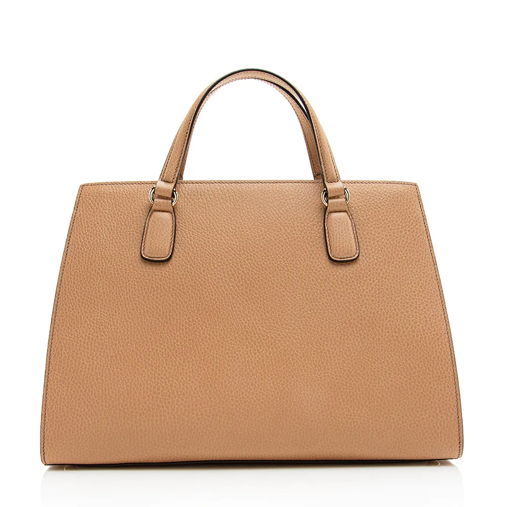 Gucci Leather Soho Medium Top Handle Satchel