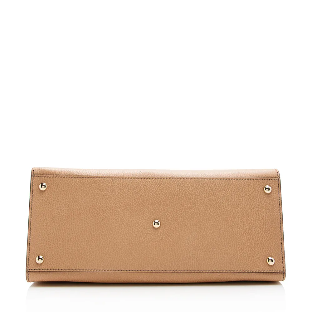 Gucci Leather Soho Medium Top Handle Satchel