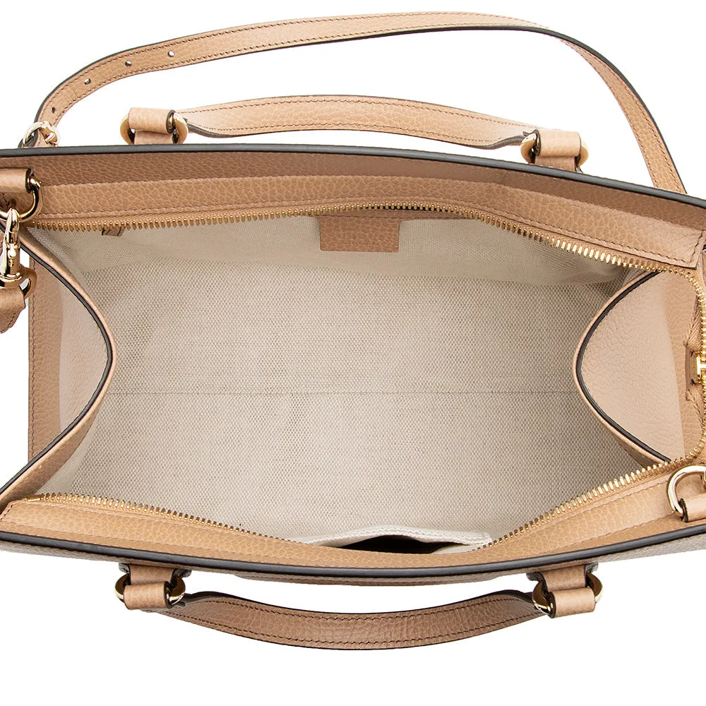 Gucci Leather Soho Medium Top Handle Satchel
