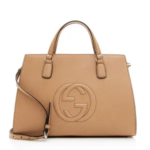 Gucci Leather Soho Medium Top Handle Satchel